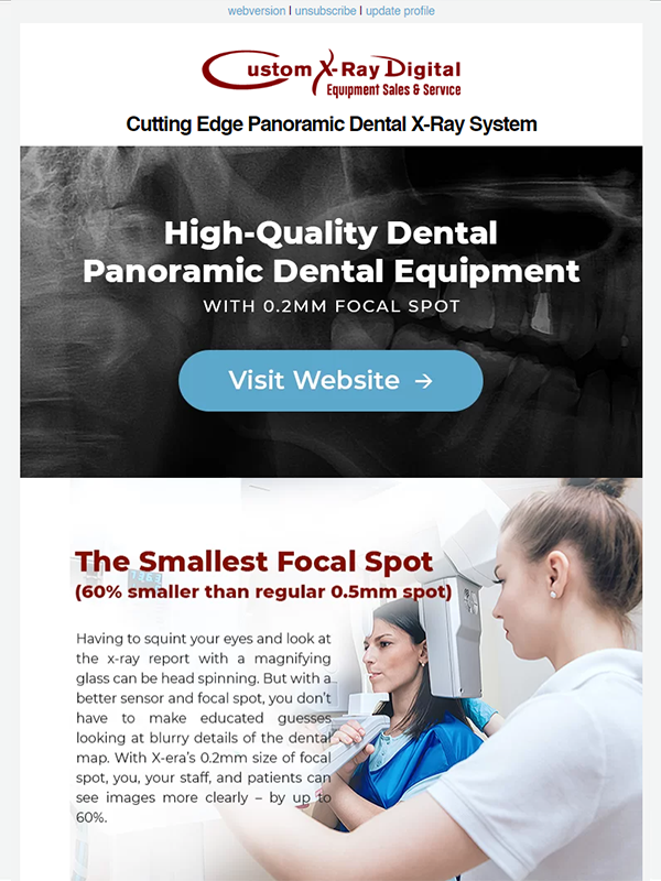 Cutting Edge Panoramic Dental X-ray System